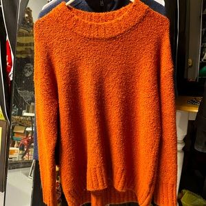 Burnt Orange size SM oversized sweater